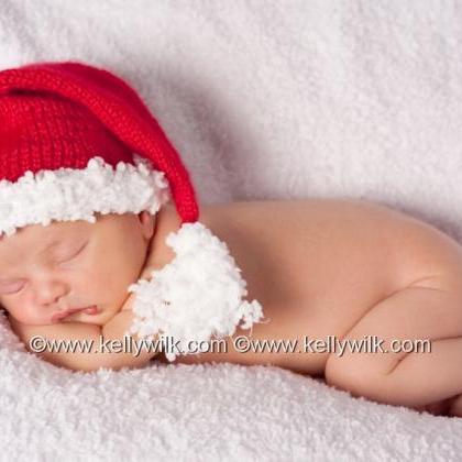 Hat Elf Christmas White Red Boy Girl Unigender..