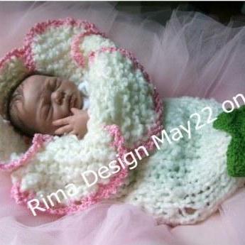 Original Design Style Newborn Baby Bell Flower..