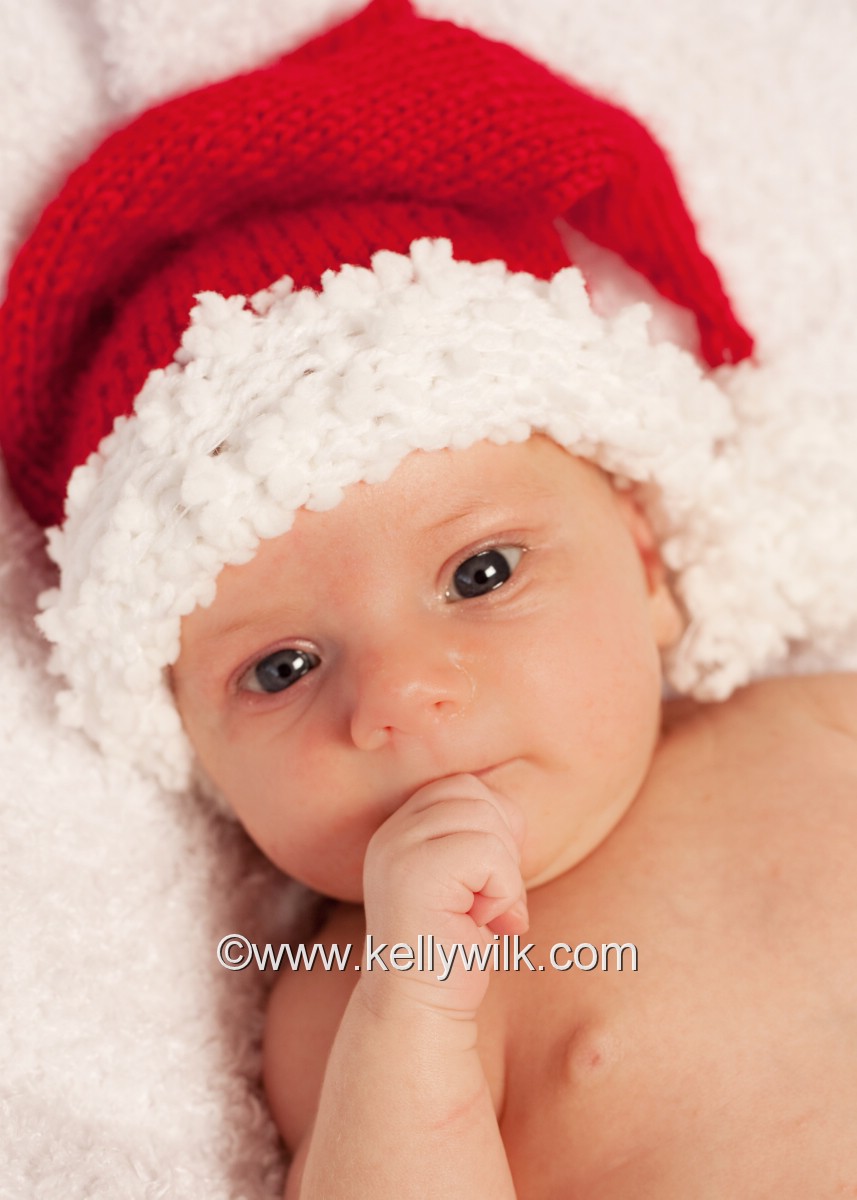 Hat Elf Christmas White Red Boy Girl Unigender Newborn Photography Props 3 To 6 Months Handmade In Canada